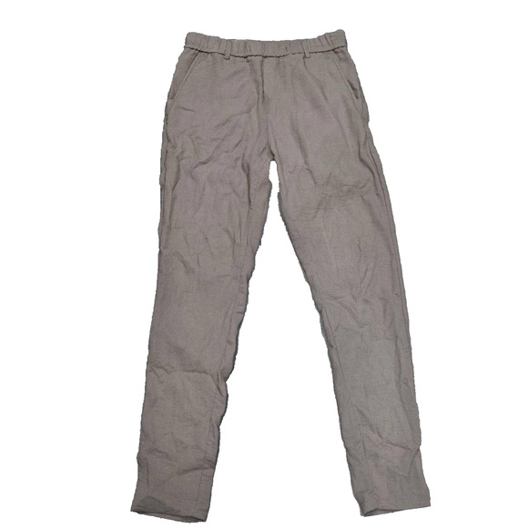 Gucci Pants - Gucci Slim Fit mid Rise Ankle pull on Pants Women Beige Medium A004225